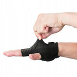 Rockbros S cycling gloves with gel inserts - gray s \ czarny || szary kesztyű