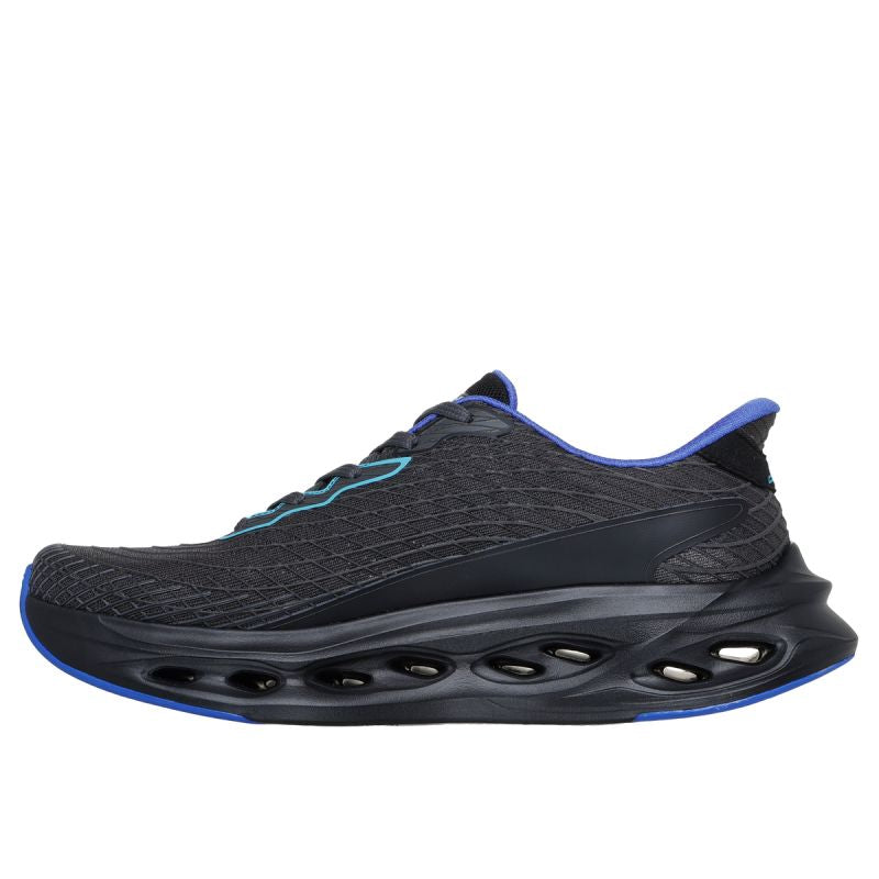 Skechers Men's Max Cushioning Glide-Step SAPPHIRE 220425 BKBL Athletic utcai cipő 220425BKBL