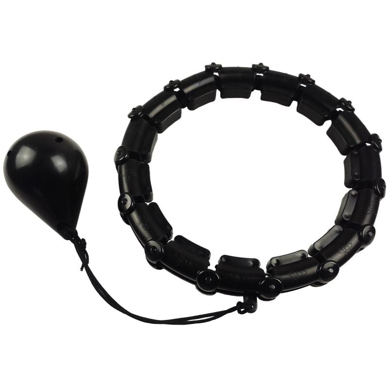 Enero Hula Hoop with Massager and Weights, Black, Energo Fit fekete training equipment