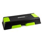 Zipro 5901793678603 Aerobic Step Black, Light 250 kg Adjustable Height zöld edzéssegítő 32759