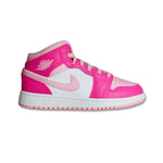 AIR Jordan 1 Mid GS Fierce Pink Kids' - rózsaszín cipő