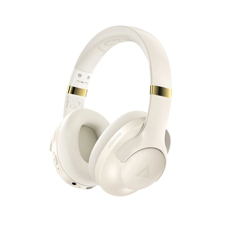 head Acefast H4 ANC Wireless Bluetooth 5.3 IPX4 Over-Ear Headphones - Beige bézs headsets