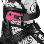 NH10907 4in1 ROLLER SKATES WITH EXTENDED HOCKEY BLADES TINTS PINK SIZE M (35-38) NILS EXTREME rózsaszín görkorcsolya