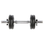 HMS Threaded dumbbell SG01 7 kg fekete edzőfelszerelés 17-59-123