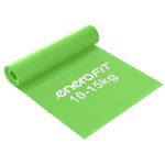 Enero Pro TRAINING TAPE FOR PILATES EXERCISES .40MM 10-15KG GREEN zöld training bands, training equipment, socks tapes