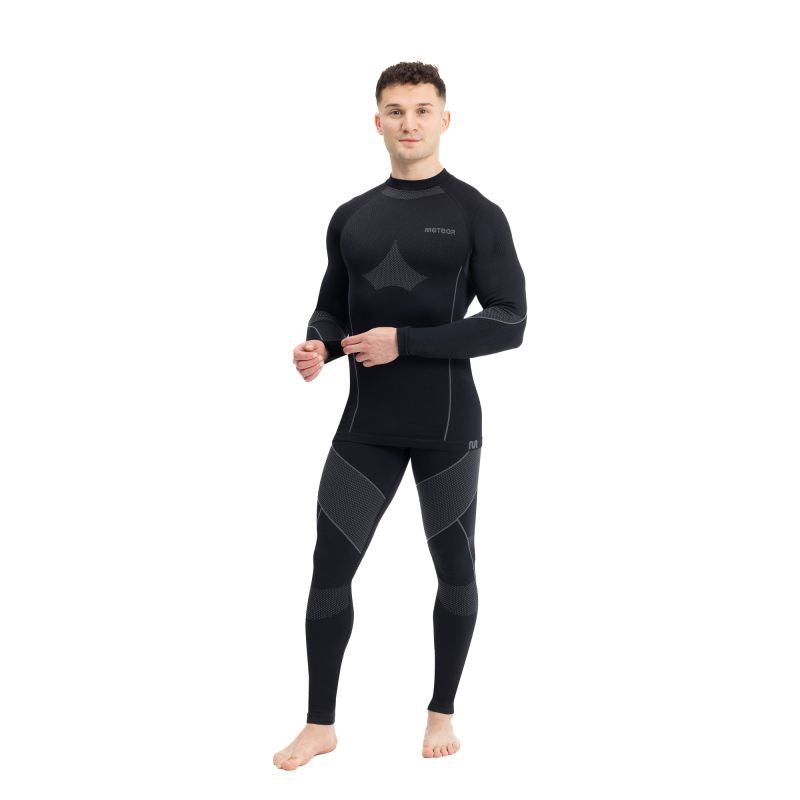 Meteor thermal underwear XL/XXLblack fekete férfi termoaktív ruha 16688
