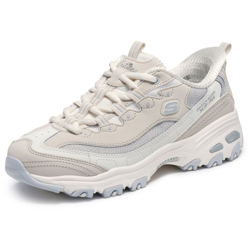Skechers Women's Slip-ins™ D'LITES SMOOTH NOSTALGIA 150537 NTGY utcai cipő