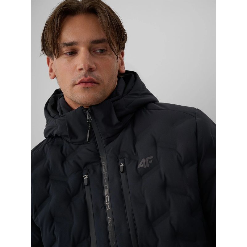 4F Men’s Winter Puffer Jacket with Synthetic Insulation kötött sapka 4FRAW26TDJAM1025-20S