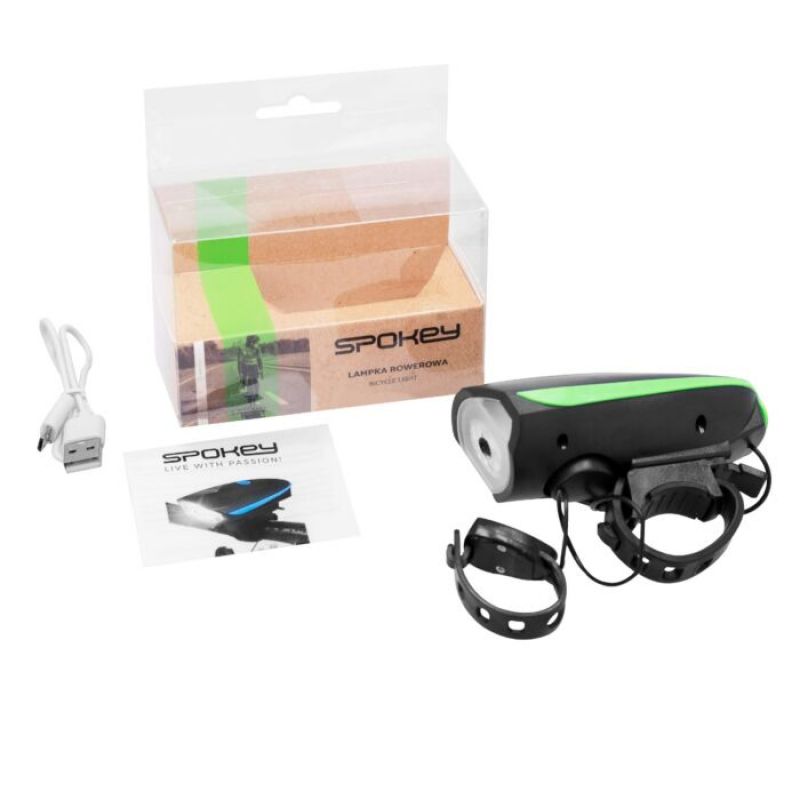 Spokey Raini SPK-942714 Bicycle Lamp with Horn Kiegészítő