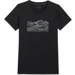 4F Women's T-shirt F2785 deep 20S fekete ruházat 4FWSS26TTSHF278520S