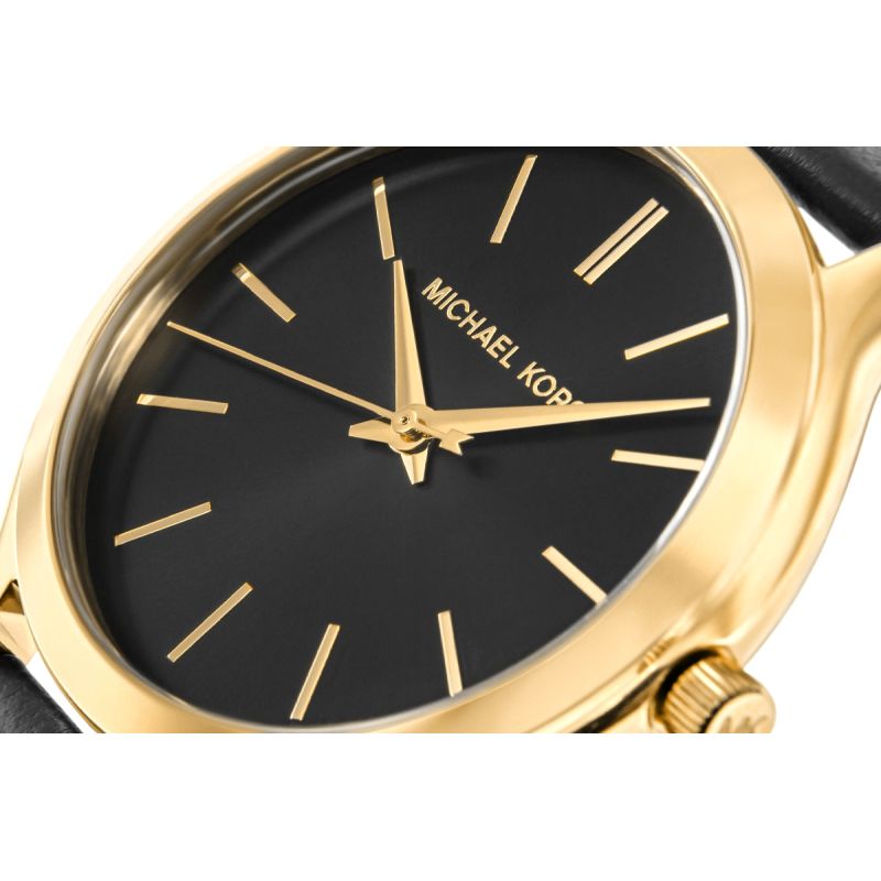 Michael Kors Slim Runway Women's Watch + BOX fekete watches
