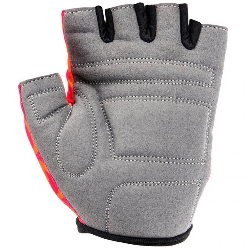 Meteor Big Flower JR Cycling Gloves piros gloves, gloves