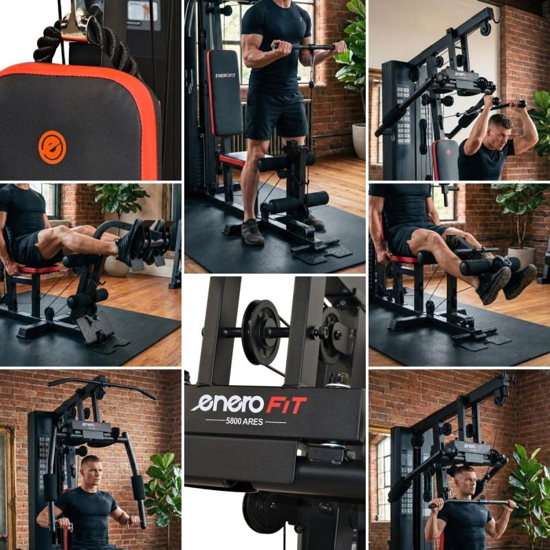 Enero Fit Gym Training Atlase 5800 Ares fekete atlases, strength training equipment, training equipment