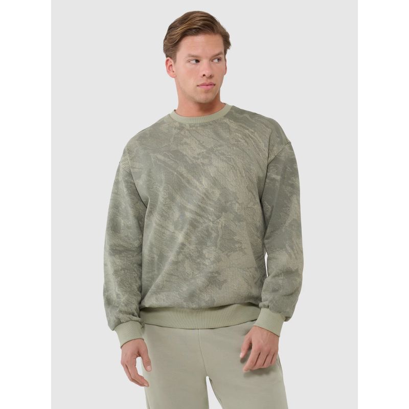 4f Men's sweatshirt without zipper, without hood, 4FWSS25TSWSM1582-44A General