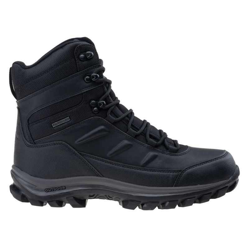 Elbrus Spike Mid Wp fekete cipő