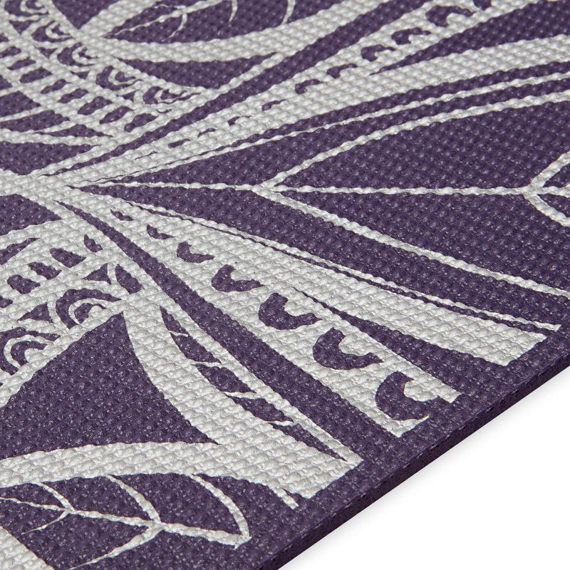 Gaiam Aubergine Medallion yoga mat 6 mm 63844 Edzőfelszerelés