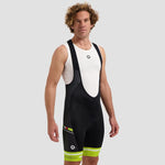 Rogelli GARA MOSTRO II black-fluorescent 2XL fekete short