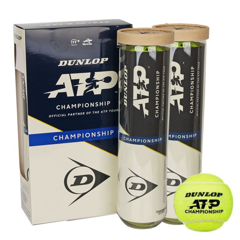 Dunlop ATP Championship Tennis 2x4 pcs tenis ziemny labda ATPCHAMPDUO