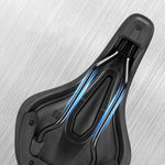 Rockbros B824 sports ergonomic bicycle saddle - black