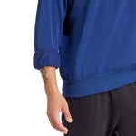 Adidas Men's Essentials Feelcozy sweatshirt blue 2xs pulóver JE3792