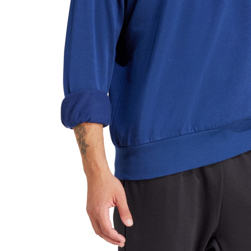 Adidas Men's Essentials Feelcozy sweatshirt blue 2xs pulóver JE3792