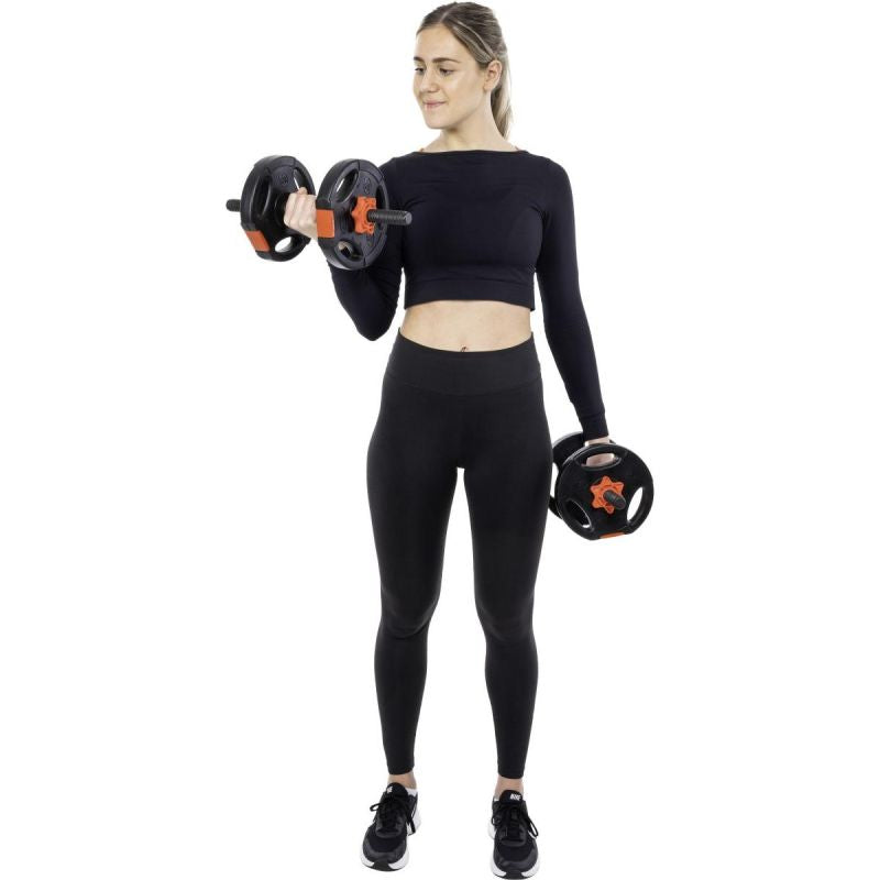 Pure 2 Improve Foldable Composite Bar Bell 30kg dumbbell, strength training equipment, training equipment