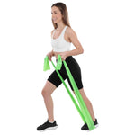 Enero Pro TRAINING TAPE FOR PILATES EXERCISES .40MM 10-15KG GREEN zöld training bands, training equipment, socks tapes