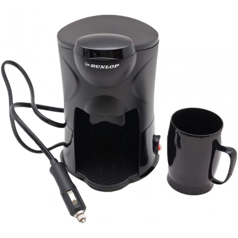 Dunlop 24v Travel Car Coffee Maker fekete tourist equipment GSP-52079226