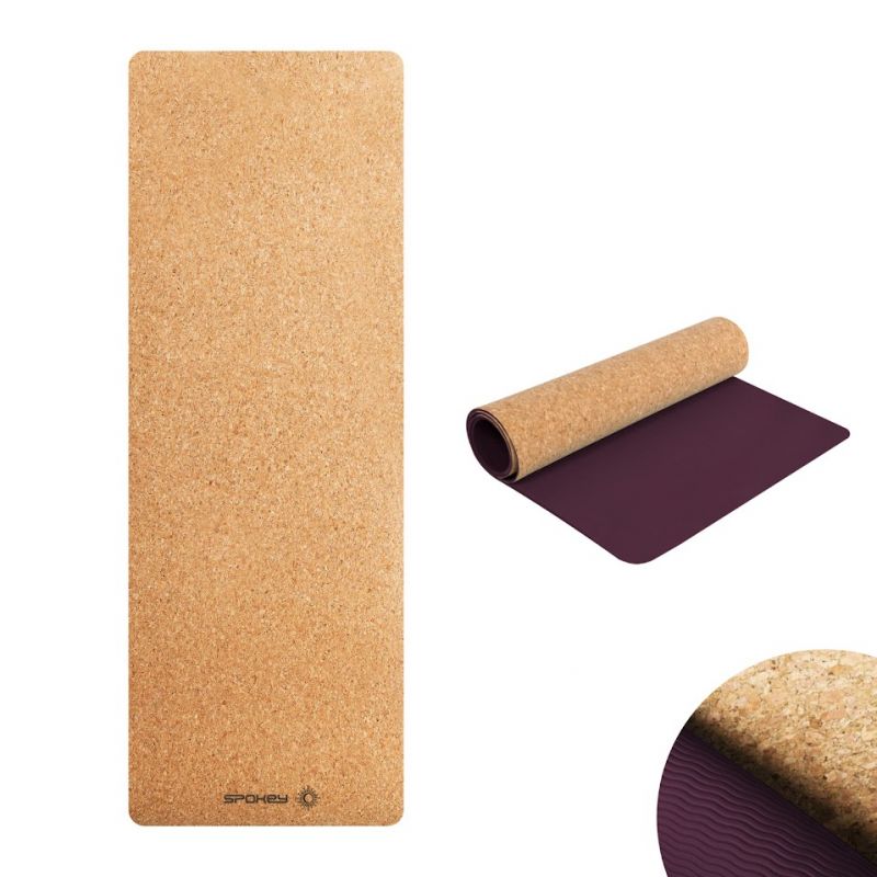 Spokey Savasana SPK-943065 cork mat Edzőfelszerelés