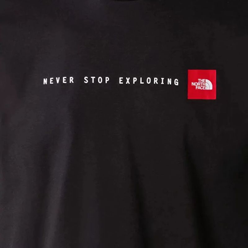 THE NORTH FACE SS Never Stop Exploring Tee - tnf black fekete póló