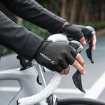 Wozinsky WRR-01L cycling gloves size - black fekete kesztyű -198887