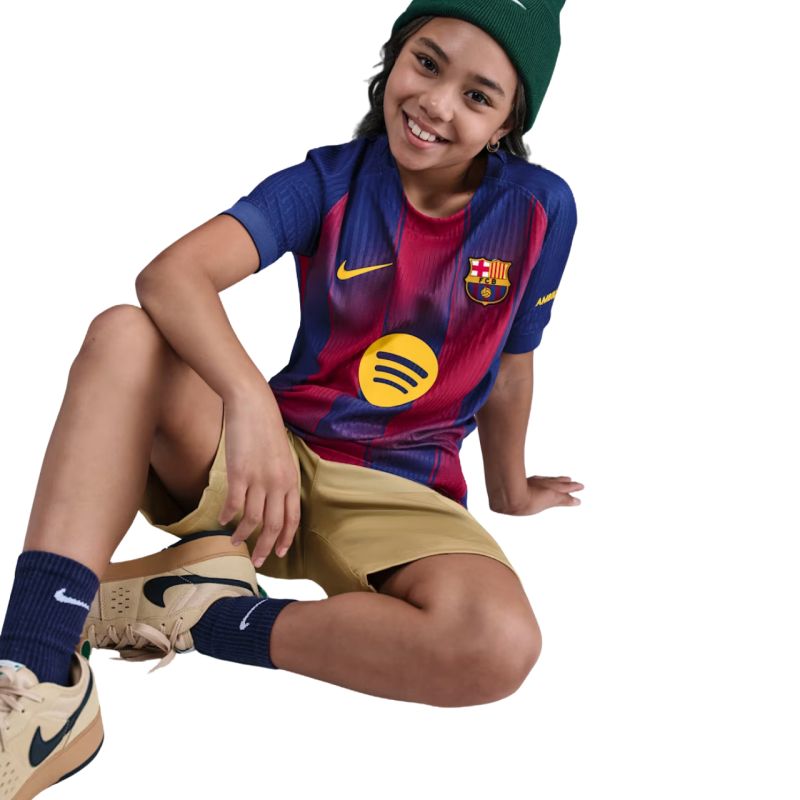 Nike FC Barcelona 2025/26 Match Home Kids' Jersey navy- bordó gyerek póló HJ5216456