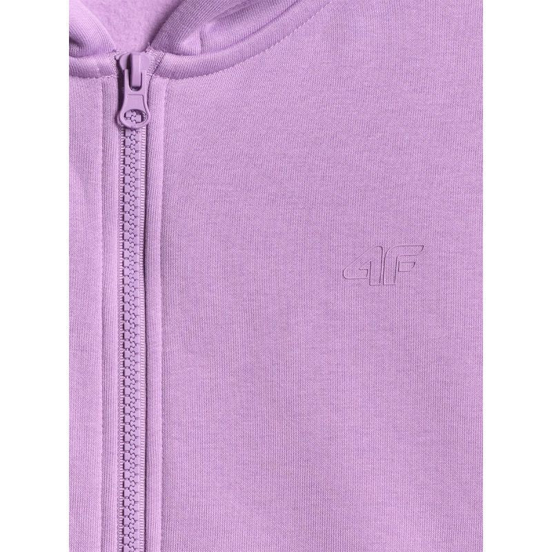 Girls' loose sweatshirt with hood 4F 4FJRSS26TSWSF2715-51S 158/164 sweatshirts