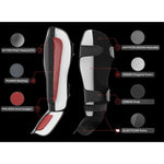 DBX Bushido Shin Guards - Black Master fekete protectors and knee pads