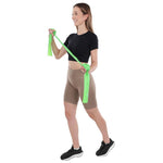 Enero Pro TRAINING TAPE FOR PILATES EXERCISES .40MM 10-15KG GREEN zöld training bands, training equipment, socks tapes