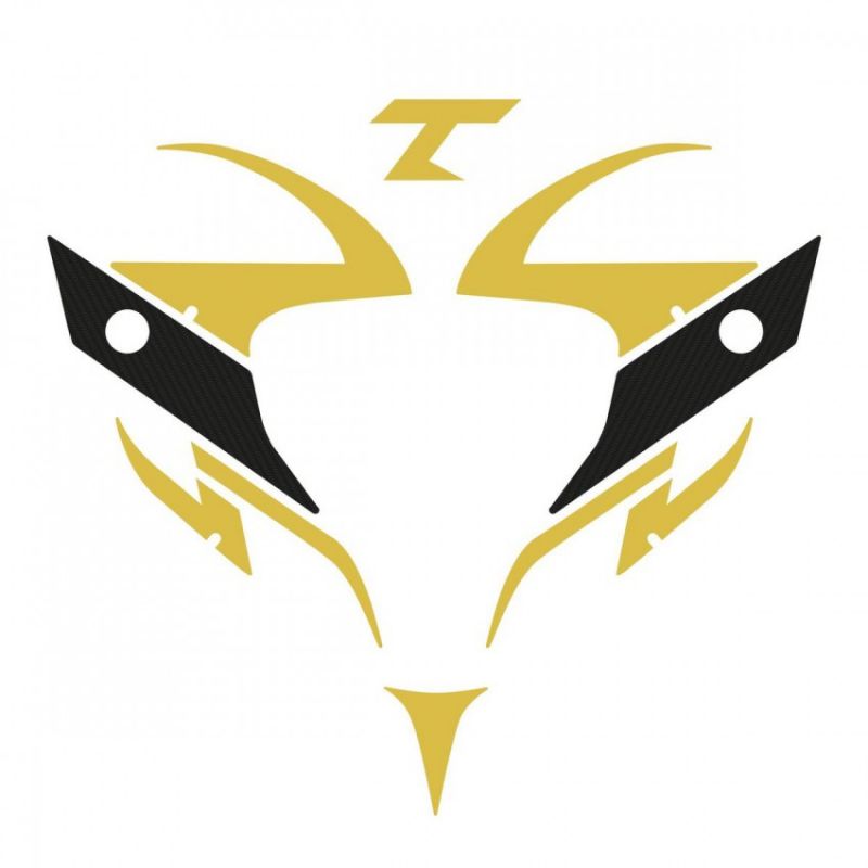 TEMPISH Hero mask sticker set czarny sets