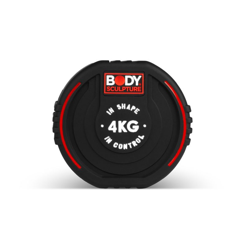 Body Sculpture TPU dumbbell BW 133 4 KG fekete edzőfelszerelés BW1334KG