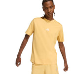 Adidas Essentials Small Logo Single Jersey Men's T-Shirt, Yellow sárga férfi póló KT0561