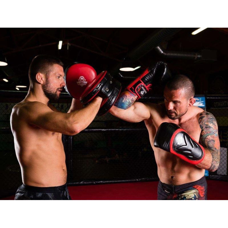 DBX Bushido 10oz Boxing Gloves - Blaze Red - Legacy Series piros kesztyű