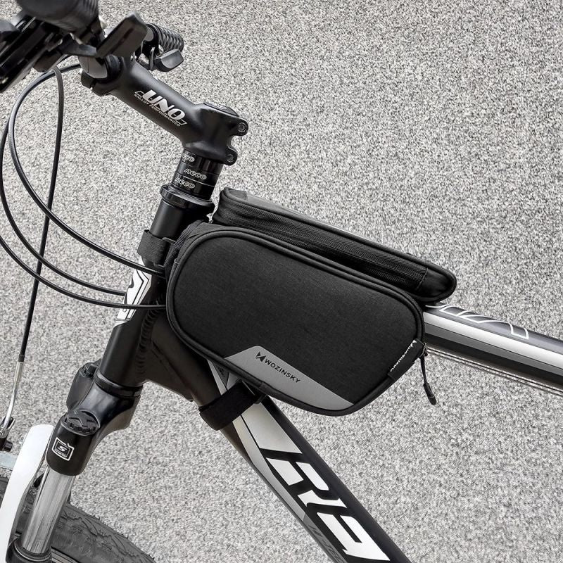 Wozinsky frame bike + detachable phone cover up to 6.5 "1.5l black ( ) fekete táska 304004-50809