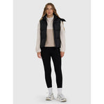 Women's down vest with natural filling 4F 4FWAW25TVJAF223-083S mellény
