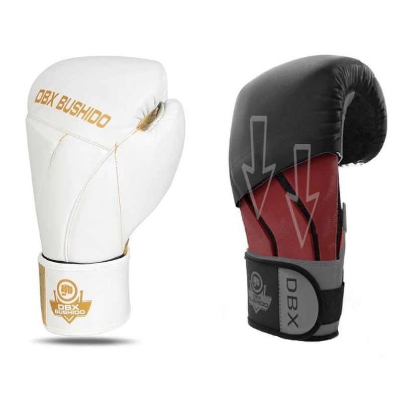 DBX Bushido 8oz Boxing Gloves - Hammer White - Legacy Series fehér kesztyű