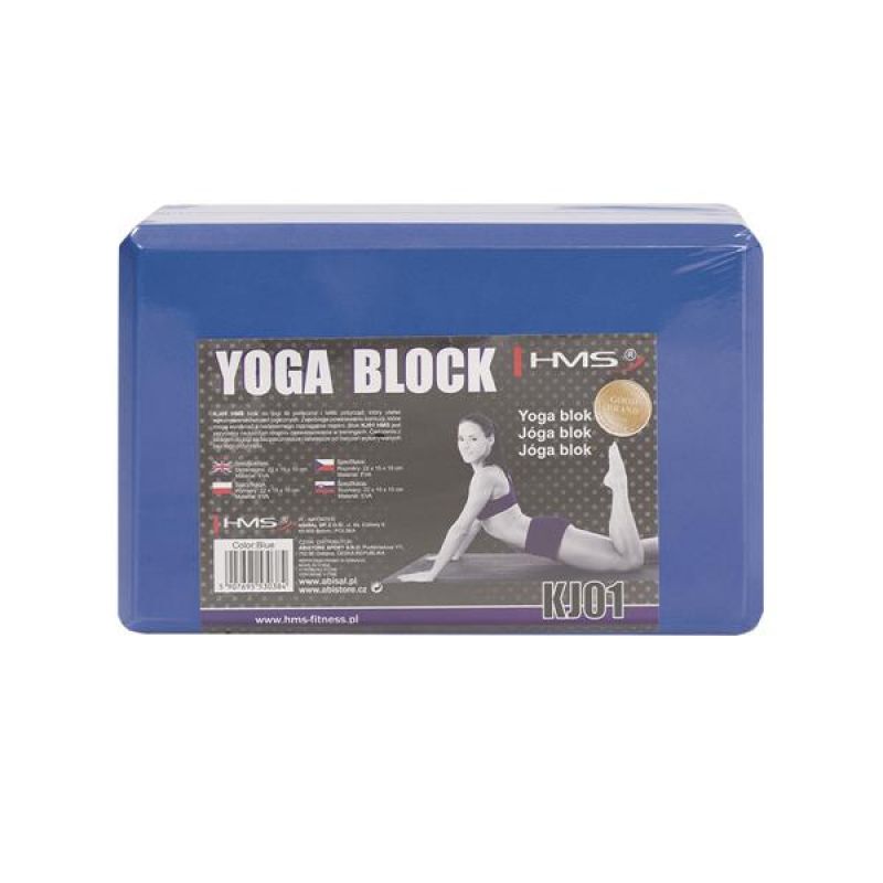 HMS Yoga block blue KJ01 kék jógatégla 17-44-250