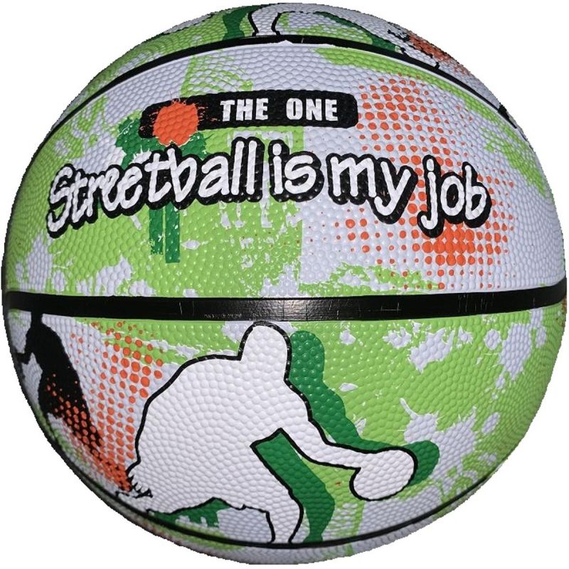 Enero Solid Basketball Size 7 Green And White fehér labda