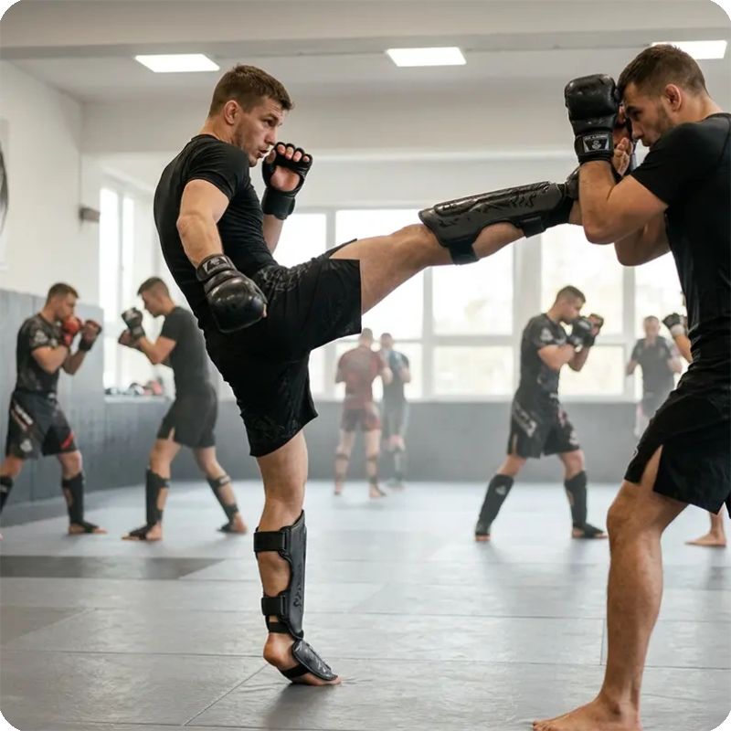 DBX Bushido Black Dragon Shin Guards | fekete sípcsontvédő SP-10BlackDragon