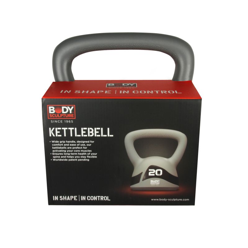 Body Sculpture Kettlebell Bw 117EN fekete edzőfelszerelés BW117EN20KG