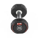 Body Sculpture TPU dumbbell BW 133 4 KG fekete edzőfelszerelés BW1334KG