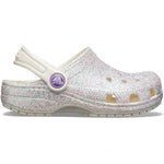 Crocs Classic Glitter Clog Jr 205441 szürke papucs