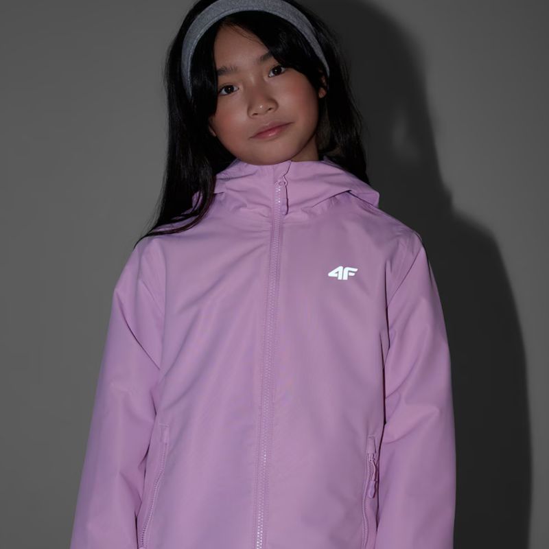 Children's jacket 4F U0959 light 4FJWSS26TTJAU0959 52S lila clothing