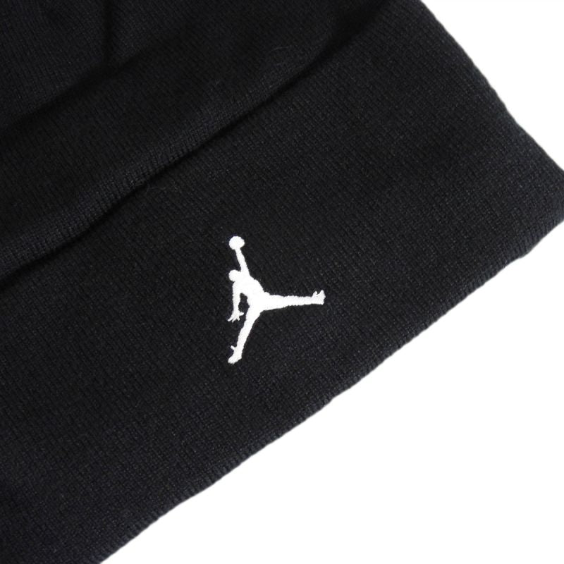 jordan Air Peak Satin-Lined Beanie Black - uniwersalny kötött sapka HJ3224-010